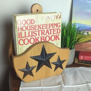 Primitive Barn Star Wall Plate Rack Shelf Farmhouse Rack Tabletop/Wall Mount